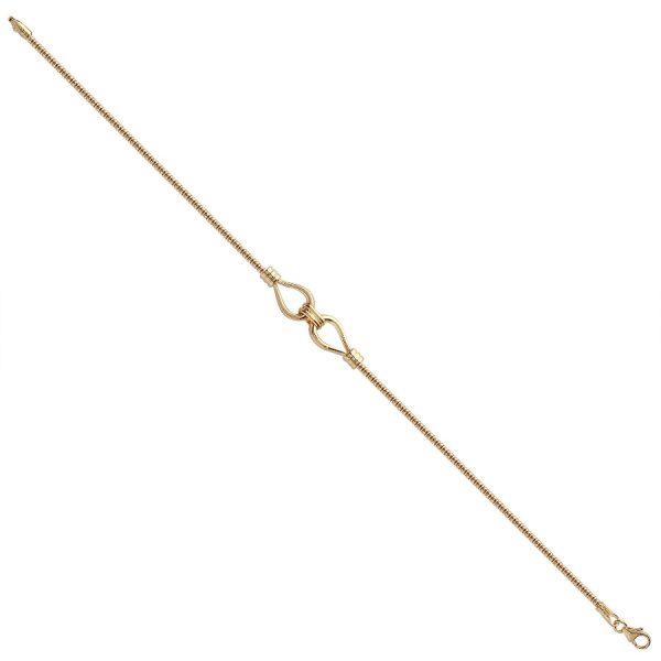 9ct YG Fancy Ladies Bracelet