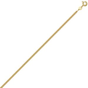9ct YG Classic Curb Chain <br>22 Inch
