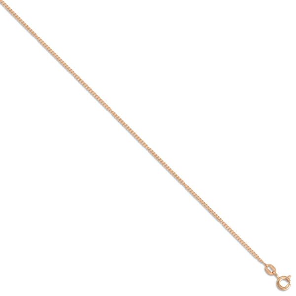 9ct RG Curb Chain - 16" + 2" Extender