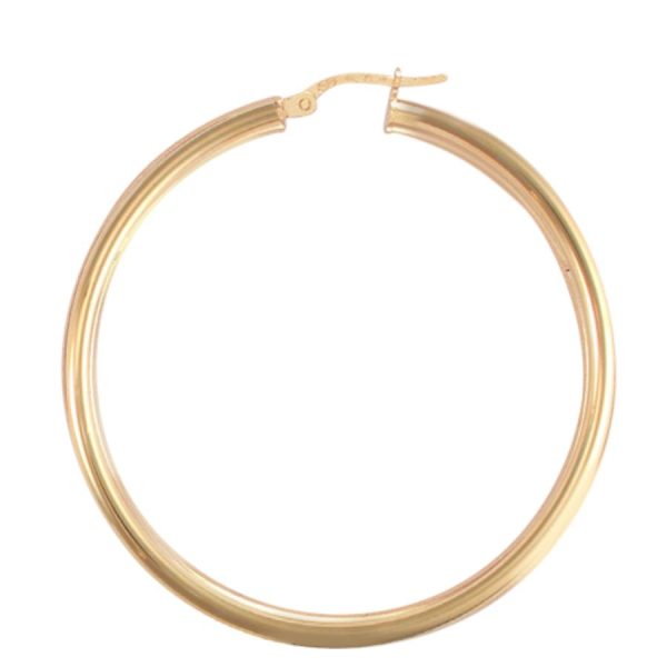 9ct Yellow Gold Hoop Earrings