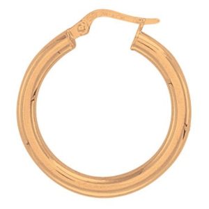 Hoop Earrings Yellow <br>Gold