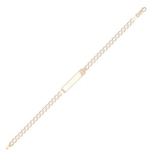 9ct YG Ladies ID <br>Bracelet