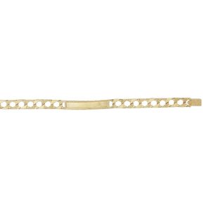 9ct YG Gents ID<br> Bracelet
