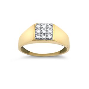 9ct YG Cz Kids <br>Ring