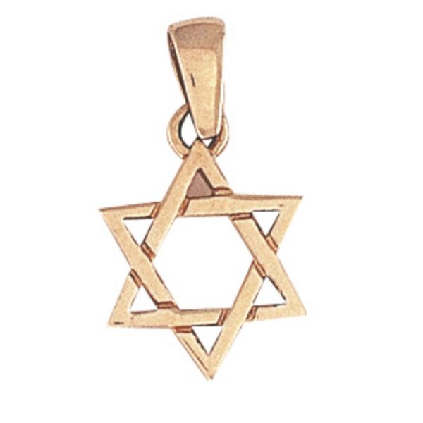 9ct Yellow Gold StarDavid Pendant