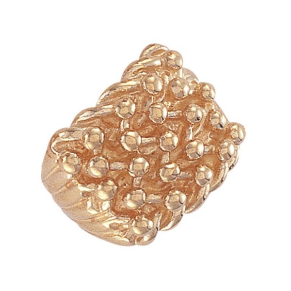 9ct Yellow Gold 5 Row Keeper Ring X